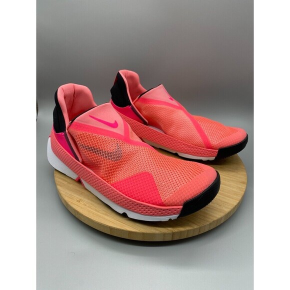 Nike Shoes Mens 10 Pink Active Running Go Flyease Gaze Hyper Slip On DZ4860-600 - Picture 2 of 12